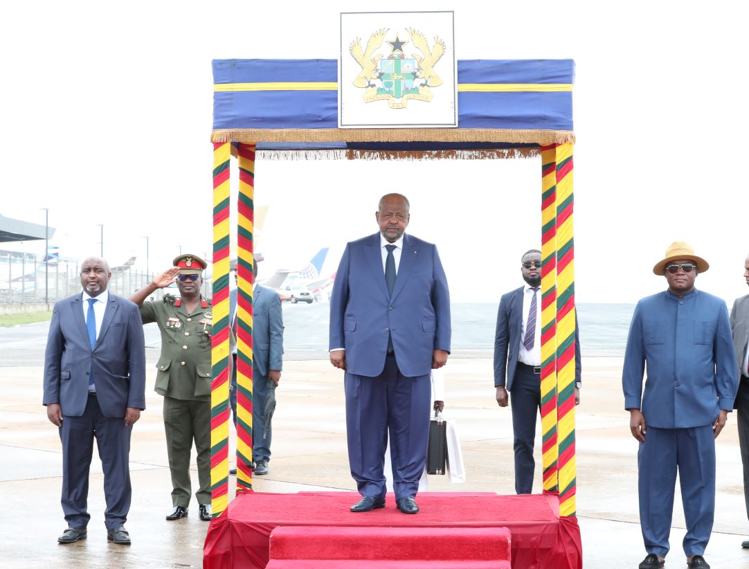 Le Président Guelleh à Accra, au Ghana, pour prendre part au 6e Sommet de Coordination de l’Union africaine