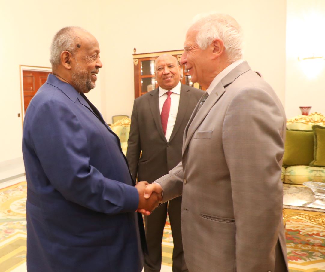 Le Président Guelleh reçoit le Haut Représentant de l’Union européenne pour les Affaires étrangères