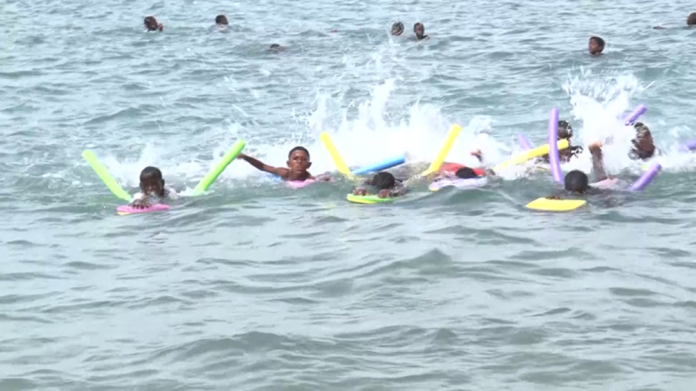 Journée de natation à Obock