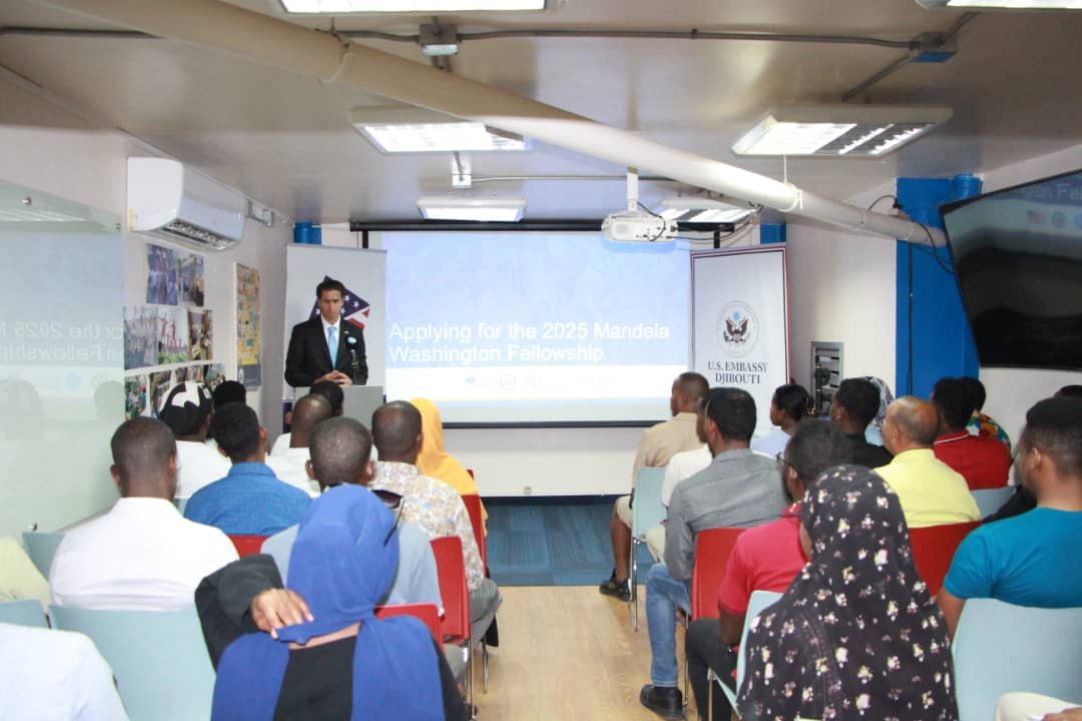 Lancement de l’édition 2025 du programme Mandela YALI :  L’ambassade des Etats-Unis à Djibouti informe les jeunes Djiboutiens