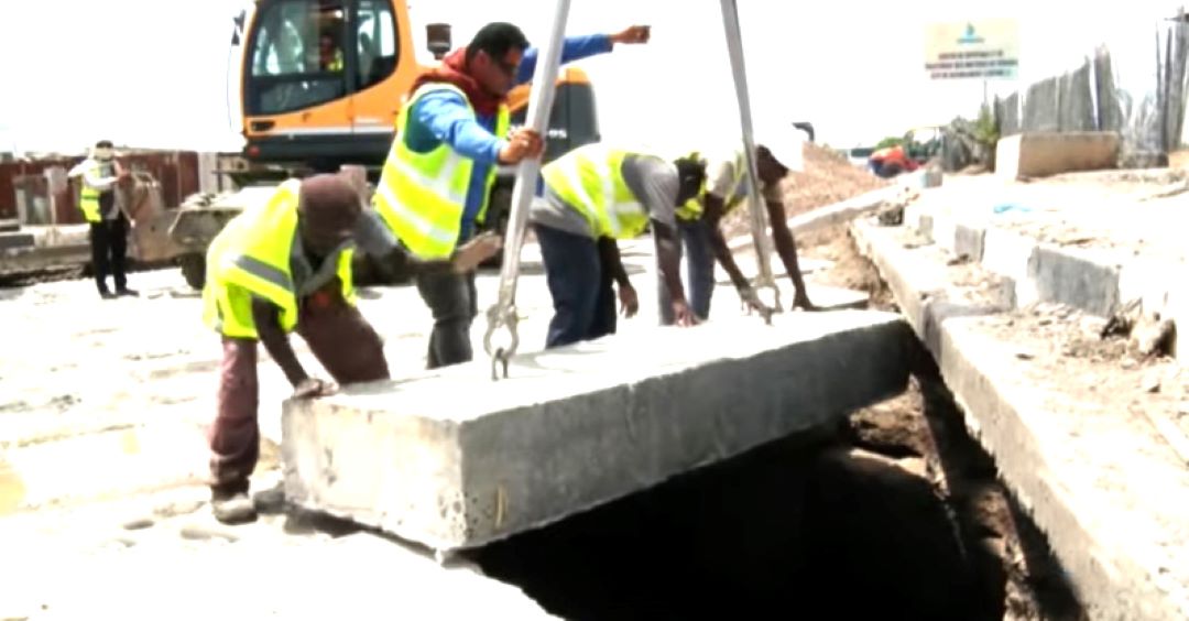 Les travaux de réhabilitation du canal Nasser sur la route de la Siesta en phase de finalisation