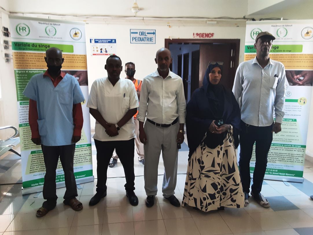 Ali-Sabieh : L’hôpital régional « Docteur Ahmed Absieh Warsama » mène une sensibilisation contre la variole du singe ou le Mpox