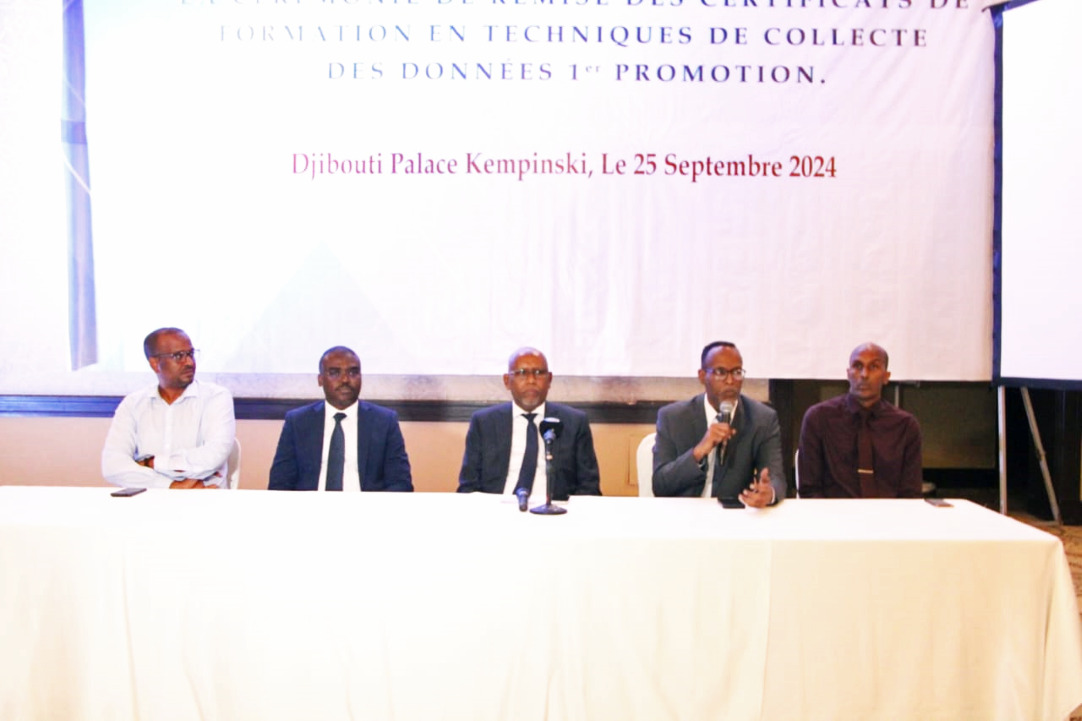 INSTAD : Tenue de la 6ème réunion du comité de programme statistique et de méthodologie (CPSM) et une cérémonie de remise de certificats de formation aux agents enquêteurs