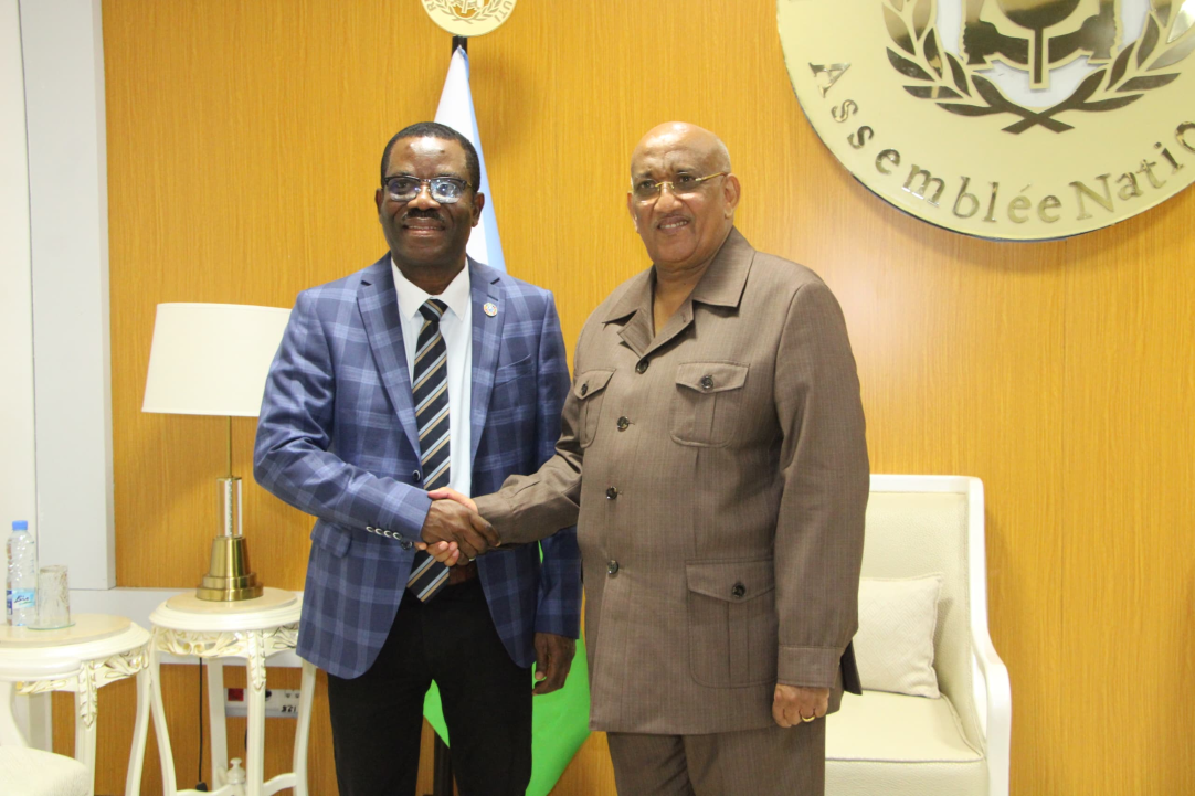 Le Président de l’Assemblée nationale reçoit le nouveau représentant de la FAO à Djibouti