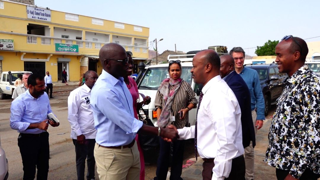 Région d’Ali-Sabieh : Visite d’inspection et de courtoisie du vice-président de la Banque Mondiale