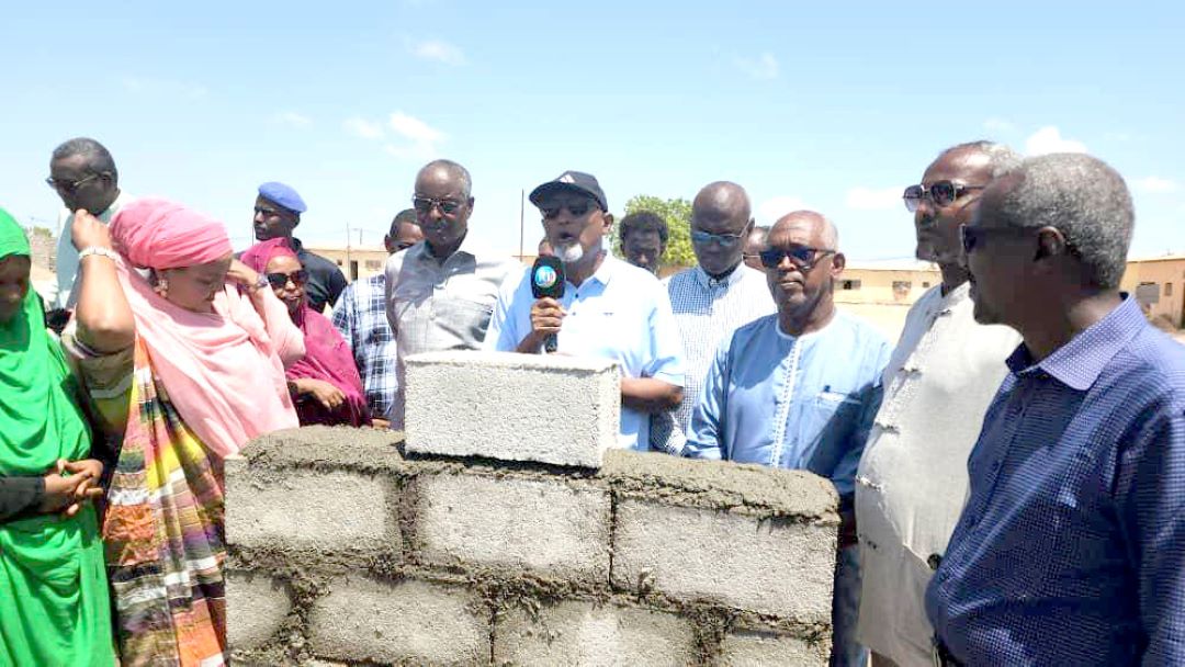Cérémonie de la pose de la première pierre de la nouvelle annexe RPP à Obock