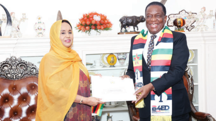 La ministre de la ville à Harare pour solliciter le soutien du Zimbabwe à la candidature de Mohamoud Ali Youssouf