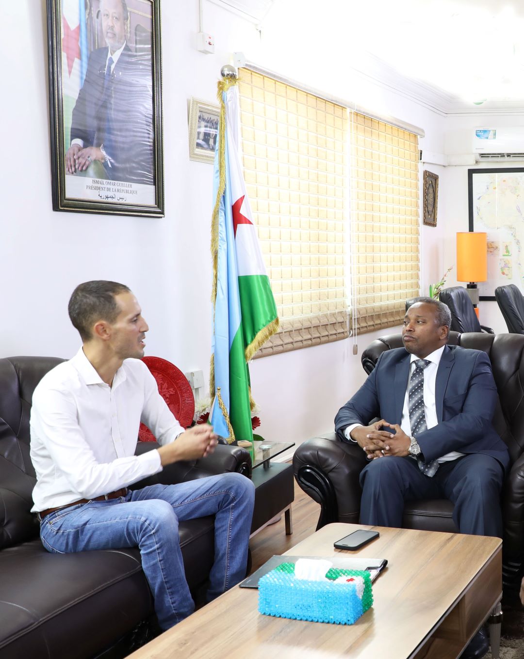 Le Ministre de l’Energie reçoit le Directeur Général de la société française de conseil et d’audit A2FE