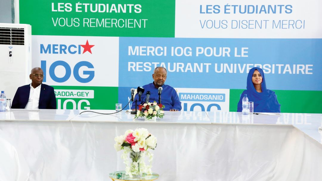 Le Président Guelleh procède à l’inauguration du restaurant de l’Université de Djibouti