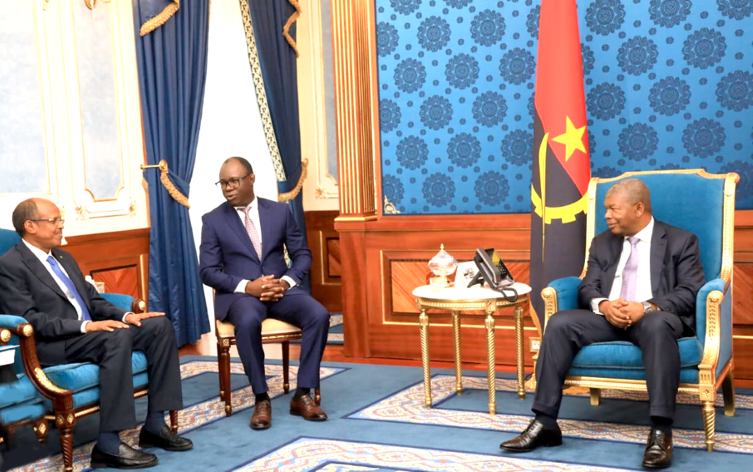 Mahmoud Ali Youssouf en visite en Angola pour renforcer les relations bilatérales et obtenir des soutiens à sa candidature à la présidence de la Commission de l'Union africaine