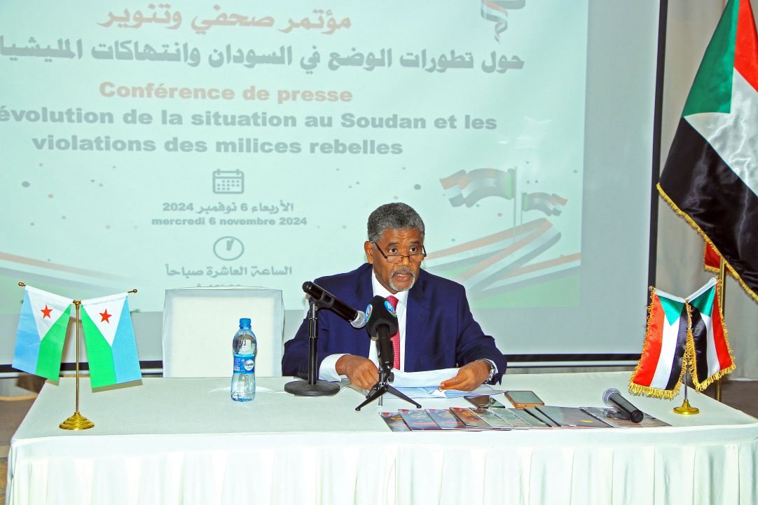 L’Ambassadeur du Soudan à Djibouti tient une conférence de presse sur le développement et l’évolution de la situation dans son pays