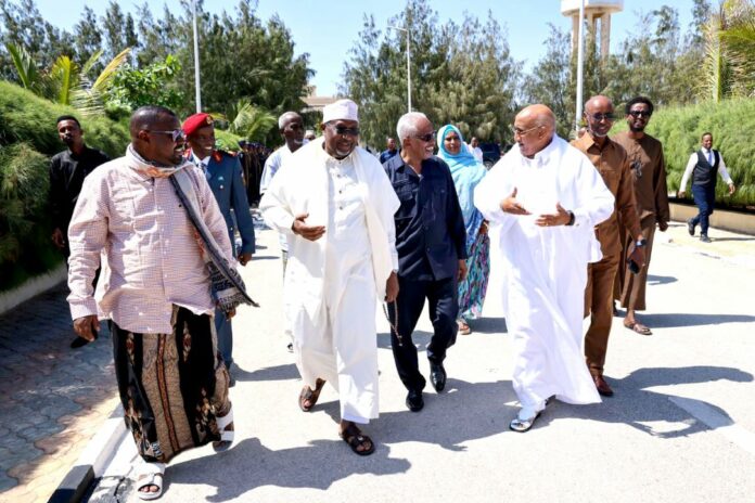Le Président de l’Assemblée Nationale visite l’ambassade de Djibouti à (1)