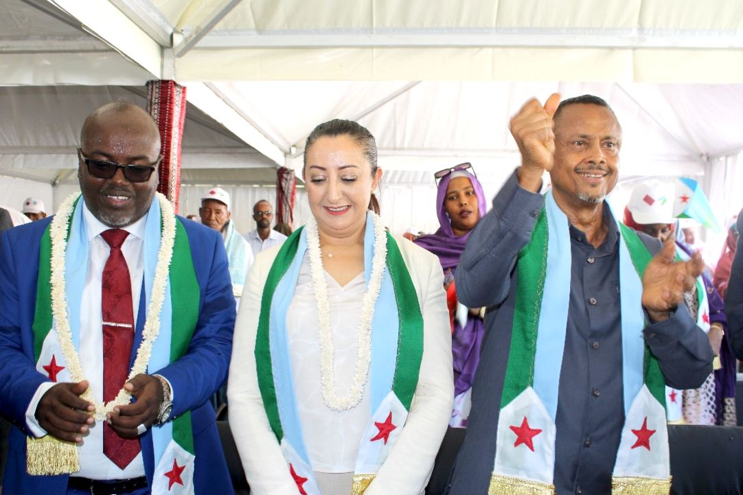 Visite de la maire de la ville de Rabat à Djibouti  : Pose de la 1ère pierre du projet d’extension de la commune de Balbala et visite du siège de l’UNFD