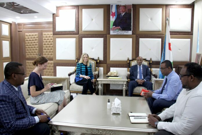 Le Ministre du Travail reçoit la nouvelle ambassadrice des États-Unis à Djibouti1