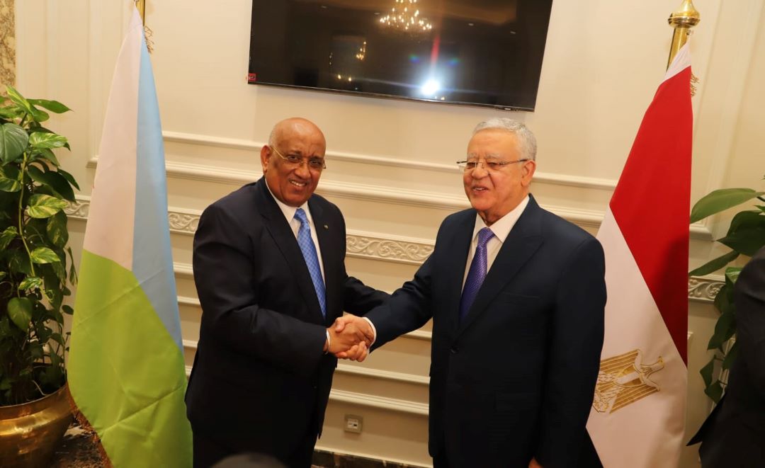 Le Président de l'Assemblée Nationale au parlement égyptien