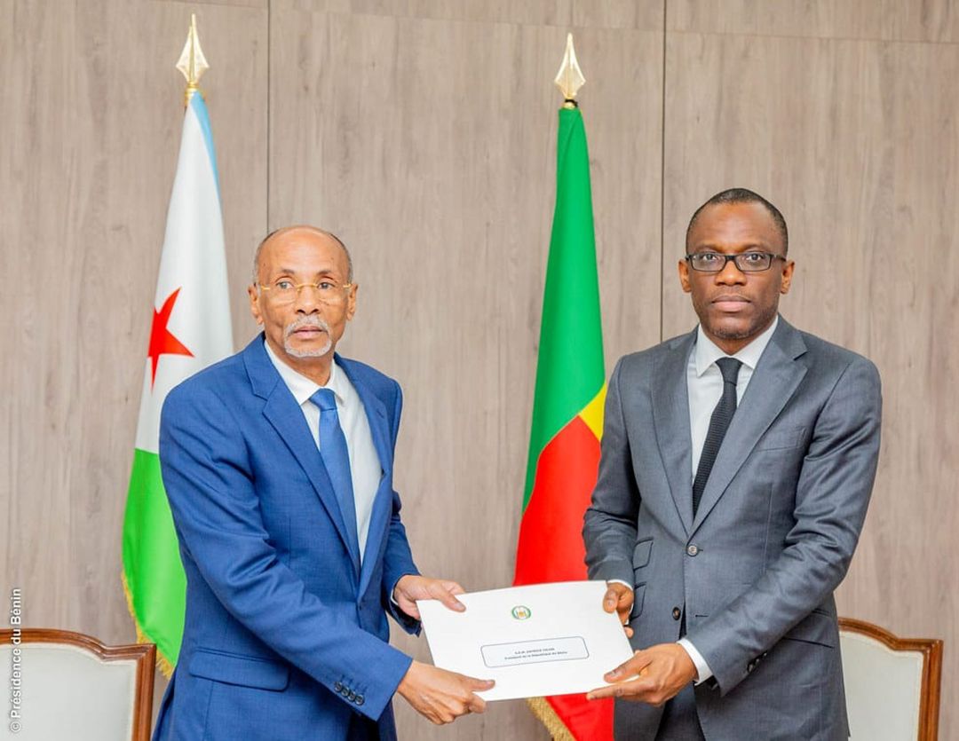 Le ministre du travail en mission à Cotonou  porteur d’un message du président Guelleh à son homologue béninois