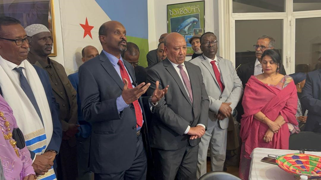 L'Ambassade de Djibouti à Bruxelles et la Diaspora célèbrent l'élection de M. Mahmoud Ali Youssouf à la présidence de la Commission de l'Union Africaine