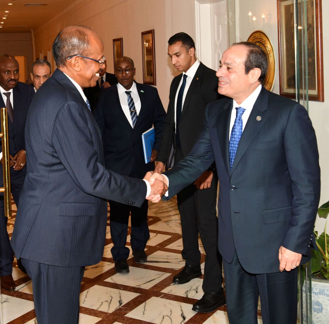 Le ministre des Affaires étrangères effectue une visite à la tête d'une délégation de haut niveau auprès de Son Excellence le Président égyptien Abdel Fattah El-Sissi