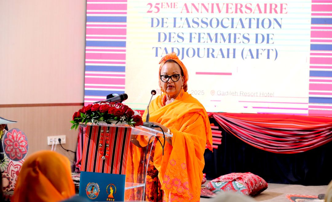 « L’AFT a su évoluer avec son temps et continue d’innover pour répondre aux défis d’aujourd’hui et de demain ….»Mme Kadra Mahamoud Haid, première dame de la République