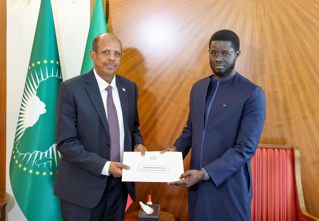 Mahmoud Ali Youssouf reçu par le Président Bassirou Diomaye Faye