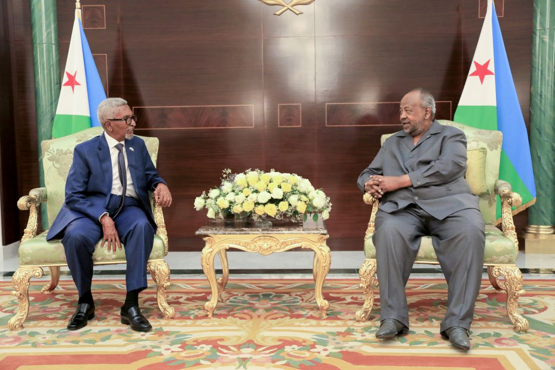 Le Chef de l’Etat reçoit le Président du Sénat somalien