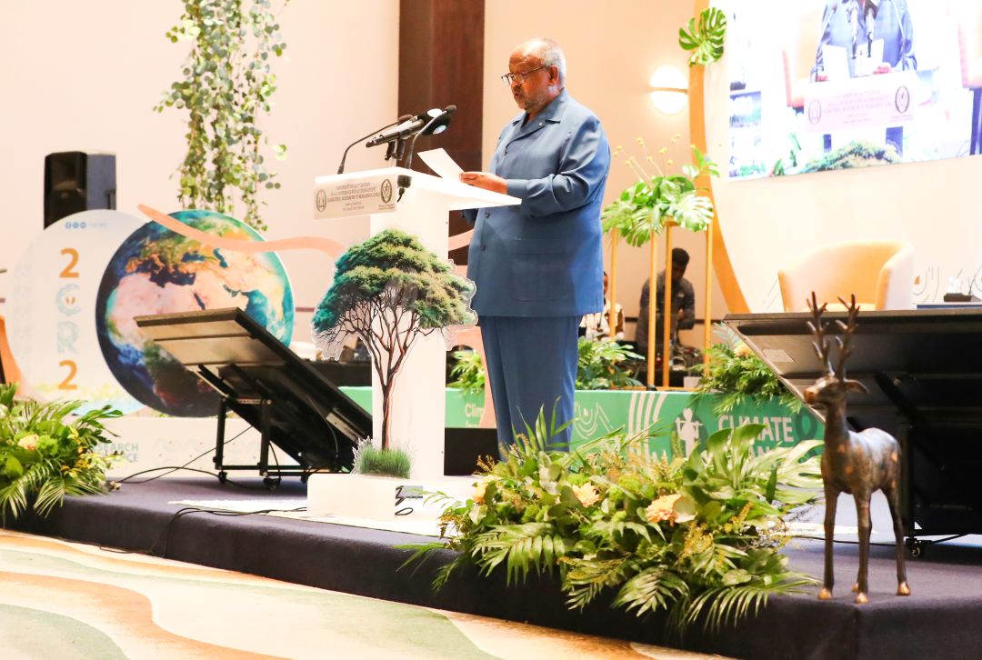 Le Président Guelleh appelle de ses vœux à la construction d’une nouvelle architecture de solidarité climatique