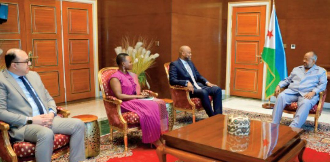 Le Président Guelleh reçoit le Secrétaire Général de la ZLECAF