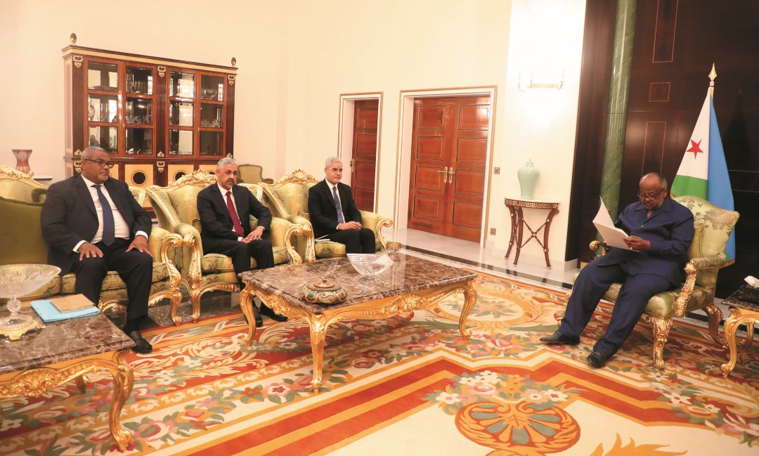 Le Président Guelleh reçoit un émissaire de son homologue mauritanien