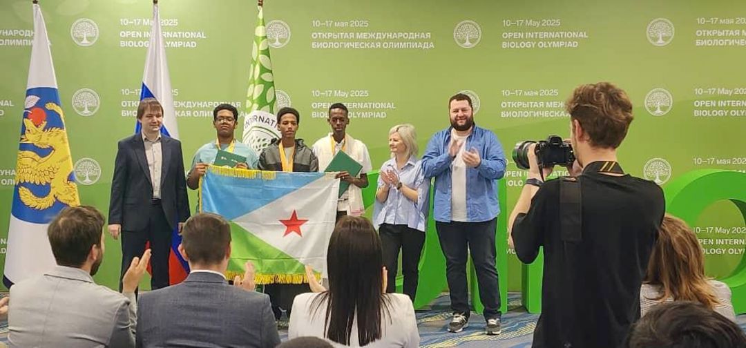 Une médaille d’or historique pour Djibouti aux Olympiades Internationales de Biologie à Sotchi