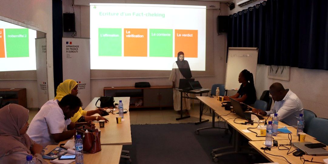 Ambassade de France/ UPF-Djibouti : Formation des professionnels des médias sur l’intelligence artificielle et la lutte contre la désinformation