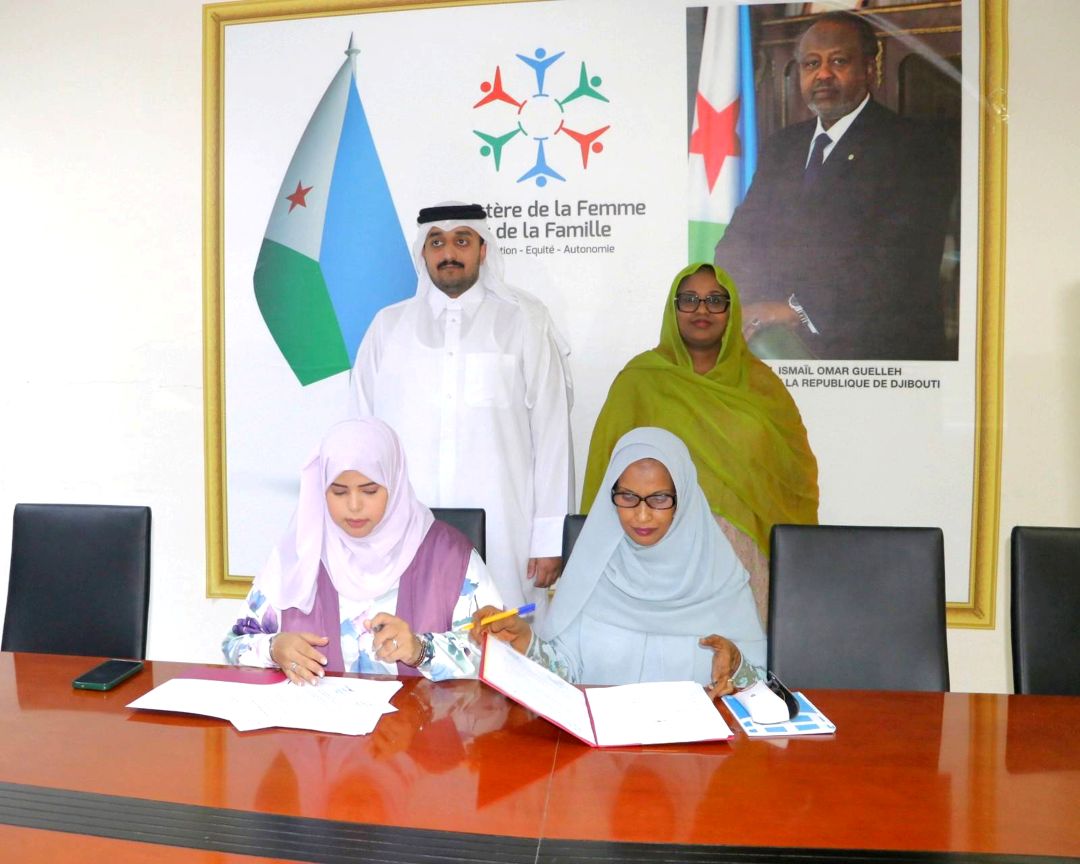 MFF/Qatar Charity : Signature d’un partenariat pour l’autonomisation économique des femmes vulnérables à Djibouti