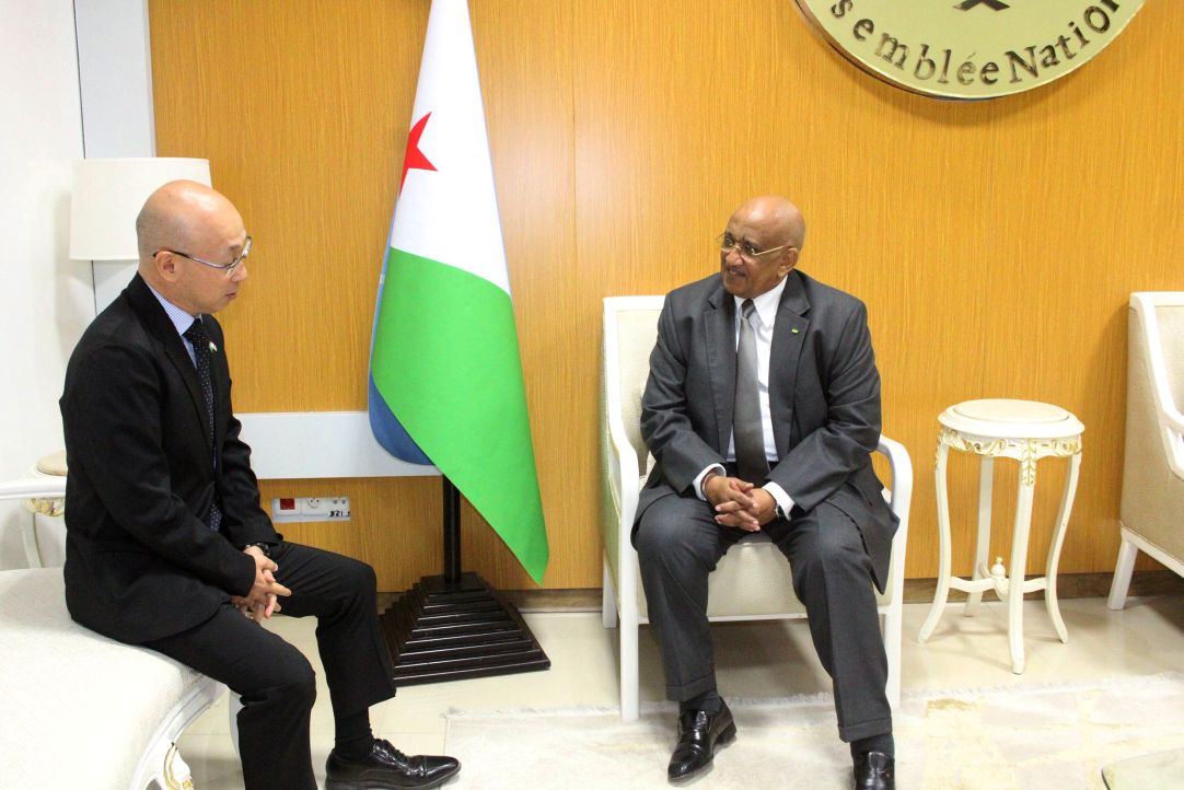 Le Président de l’Assemblée nationale salue la mission de l’Ambassadeur Hara Keiichi à Djibouti