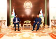 Le Chef de l’Etat reçoit le Président de la région somalienne de Galmudug