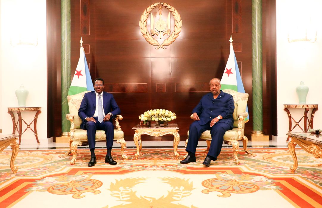 Le Chef de l’Etat reçoit le Président de la région somalienne de Galmudug