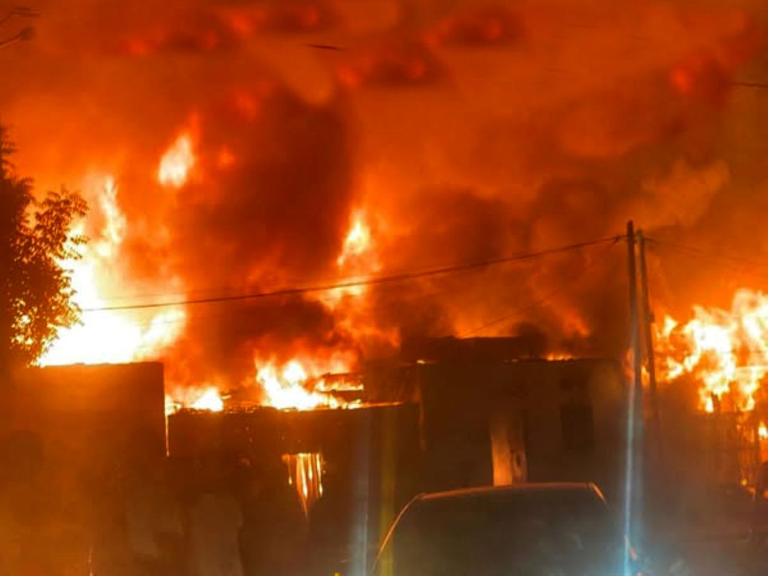 Incendie au quartier 7 bis :18 maisons réduites en cendres