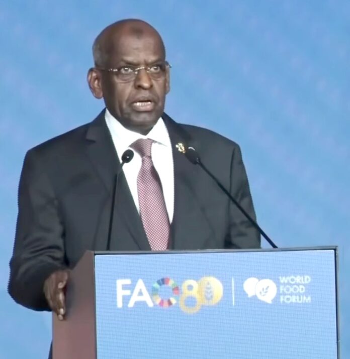 DISCOUR DU PM Djibouti renforce sa présence au Forum mondial de l’alimentation à Rome (1)