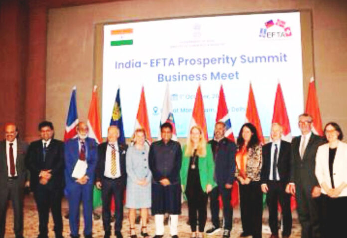 L’inde et l’AELE signent un accord