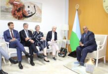 Une délégation du Parlement européen reçue par le Président de l’Assemblée nationale