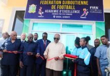 Le Président Guelleh procède à l’inauguration de l’Académie d’Excellence de Football de Djibouti