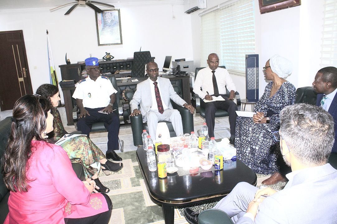 Le Ministre de l’Intérieur reçoit la Directrice Générale adjointe de l’OIM chargée des opérations