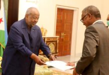 Le Président Guelleh reçoit les Lettres de Créances de deux nouveaux Ambassadeurs affectés auprès de notre pays