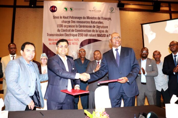Signature du contrat pour la deuxième interconnexion électrique Éthiopie-Djibouti (1)