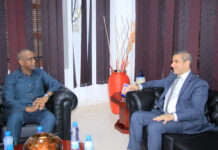 Le Ministre de la Communication reçoit le nouvel Ambassadeur d’Égypte