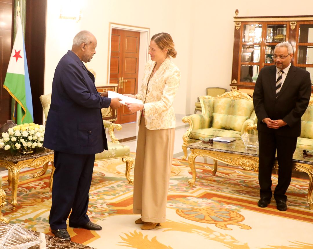 Le Président Guelleh reçoit les Lettres de Créances de 5 nouveaux Ambassadeurs affectés auprès de notre pays