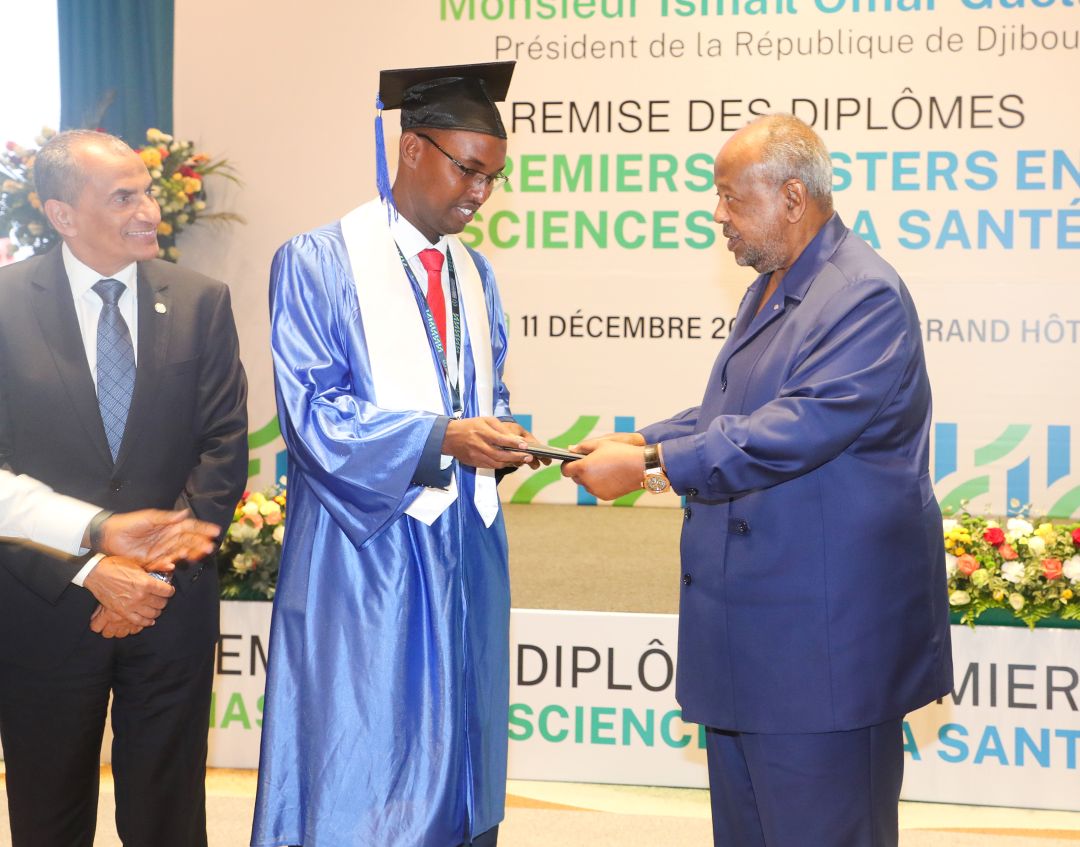 Djibouti célèbre une étape historique : remise des premiers Masters en Sciences de la Santé