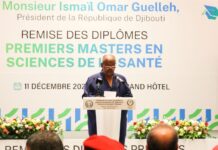 « L’ISSS devra être à la fois un moteur de modernisation et un laboratoire d’idées pour bâtir notre santé du futur » Président Ismail Omar Guelleh
