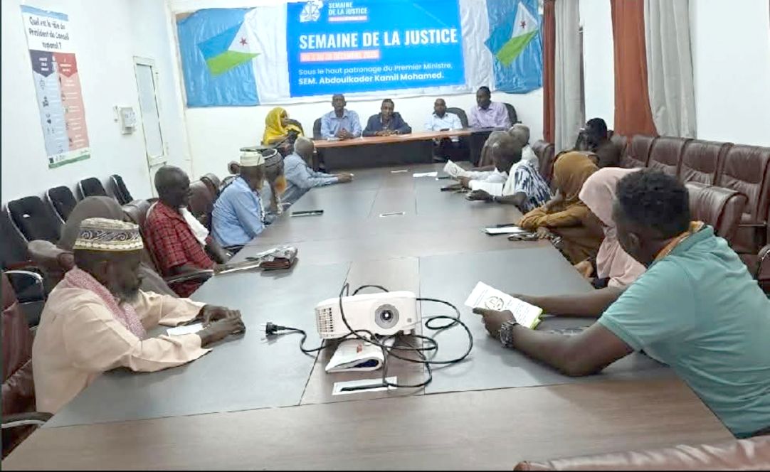 Tadjourah ouvre la Semaine de la Justice : écouter, comprendre et rapprocher