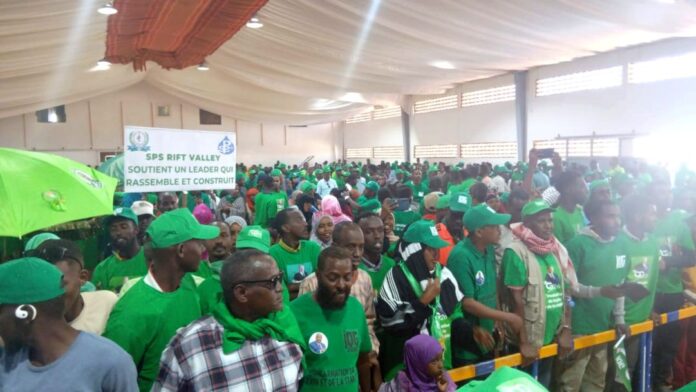 Ali-Sabieh la deuxième marche du mont Arreh affiche un soutien massif à la candidature du Président Ismail Omar Guelleh (1)