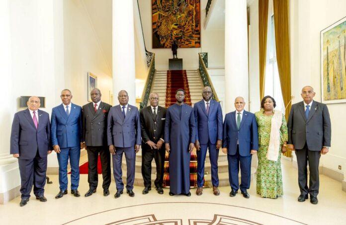 Diplomatie parlementaire francophone Dileita Mohamed Dileita reçu par le Président sénégalais Bassirou Diomaye Faye 2