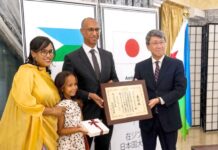 Coopération bilatérale : le Japon distingue Hassan Omar Mohamed pour son engagement en faveur de l’amitié djibouto-japonaise
